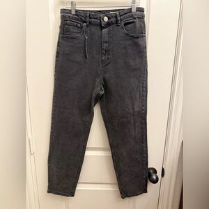 Asos Design Size 30x30 Women’s Black Cotton Blend Zip Fly Pockets Jeans NWT